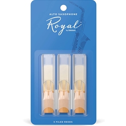 D'Addario RJB03 Royal Alto Sax Reeds 3-Pack